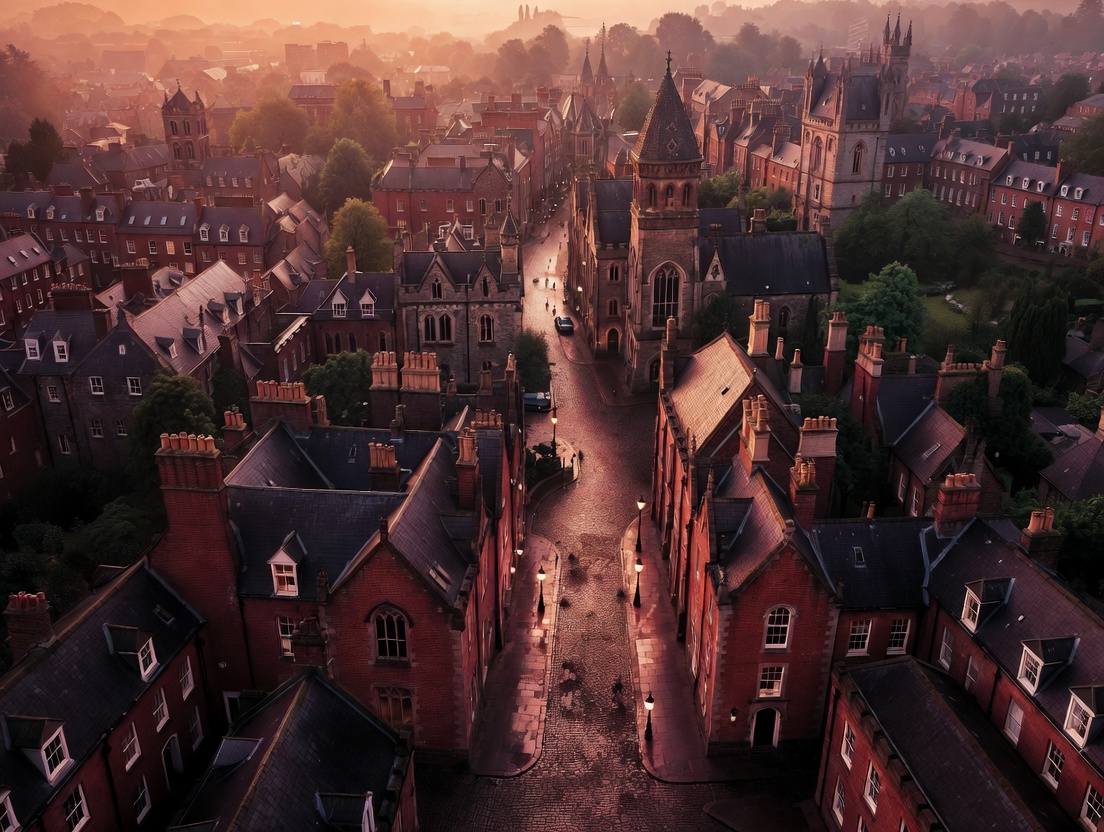 Dublin District Aerial View